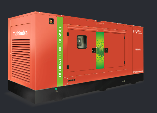 10.5 kVA / 15 kVA / 20 kVA / 25 kVA / 100 kVA / 125 kVA Gas Genset