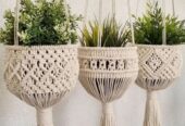 Cotton Macrame Plant Hanger