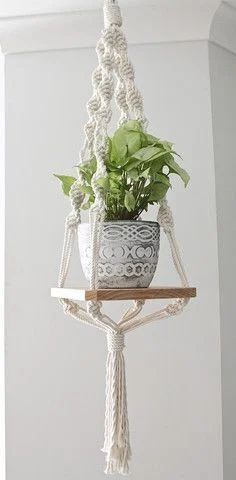 Cotton Macrame Plant Hanger