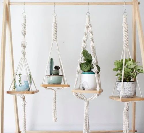 Cotton Macrame Plant Hanger