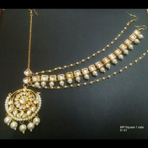 NIEN Party wear hair accessory Mathapatti Headgear headband