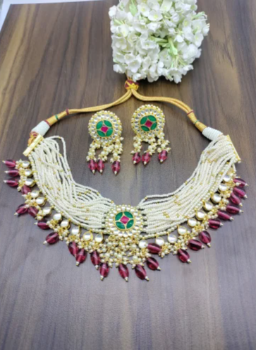 Pachi Kundan Necklace Set-2060