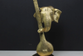 BRASS VIOLIN GANESHA