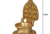Brass Laxmi Ganesh Diya