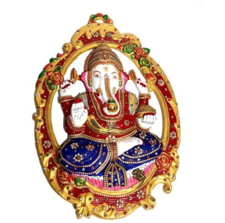 Multi color Ganesha Wall Hanging