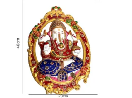 Multi color Ganesha Wall Hanging
