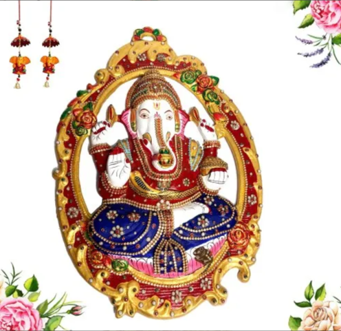 Multi color Ganesha Wall Hanging