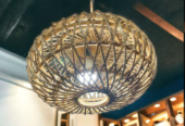 Bamboo lampshades hanging lamp