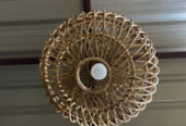 Bamboo lampshades hanging lamp