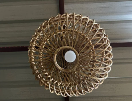 Bamboo lampshades hanging lamp