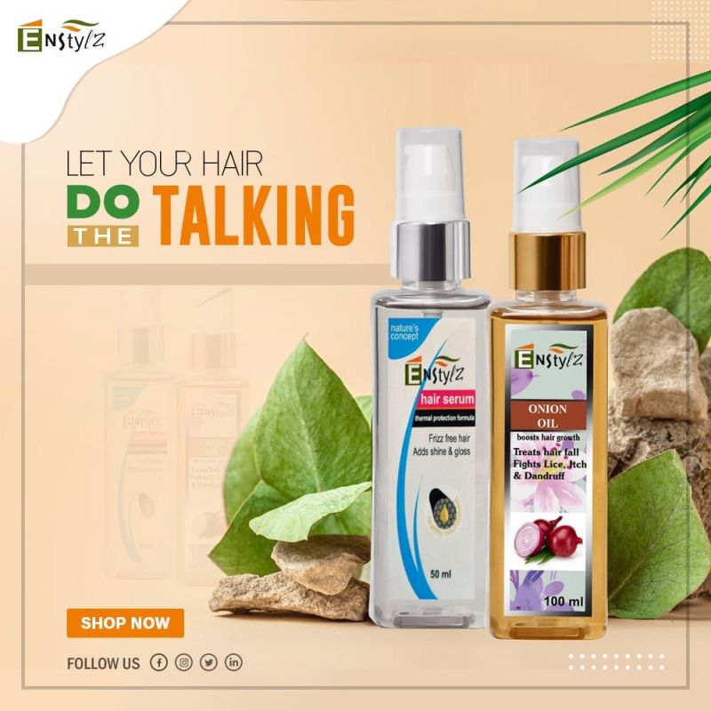 Enstylz Onion oil & Hair Serum