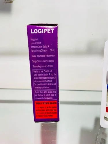 Ceftriaxone 500 mg Injection FOR PET