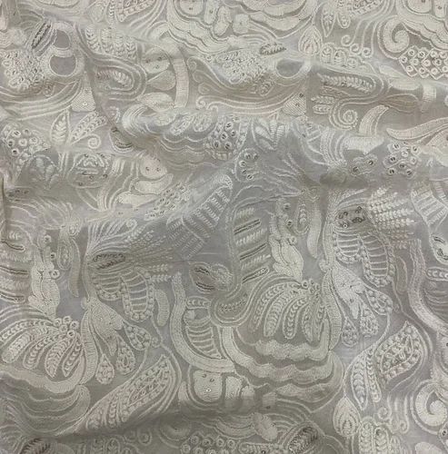 Embroidered Lehenga Fabric