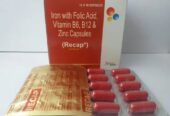 Iron With Folic Acid Vitamin B6 B12 And Zinc Capsules
