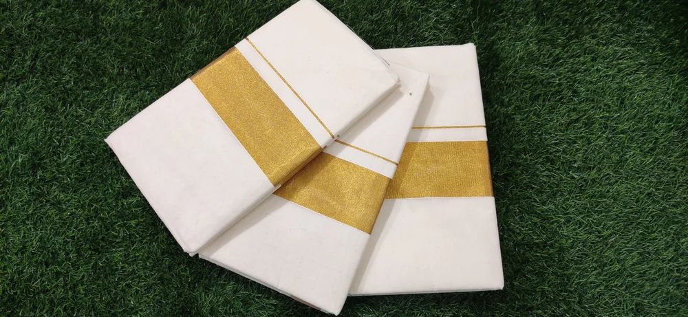 Kerala Kasavu Cotton Saree