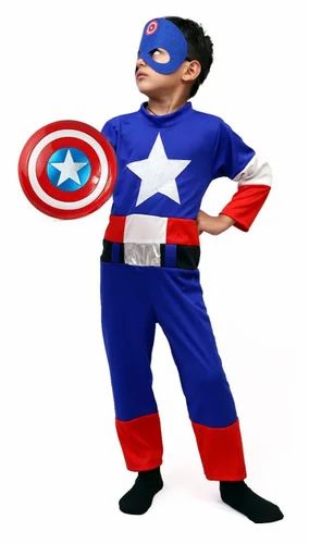 Kids Captain America Costume