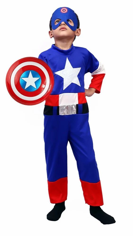 Kids Captain America Costume