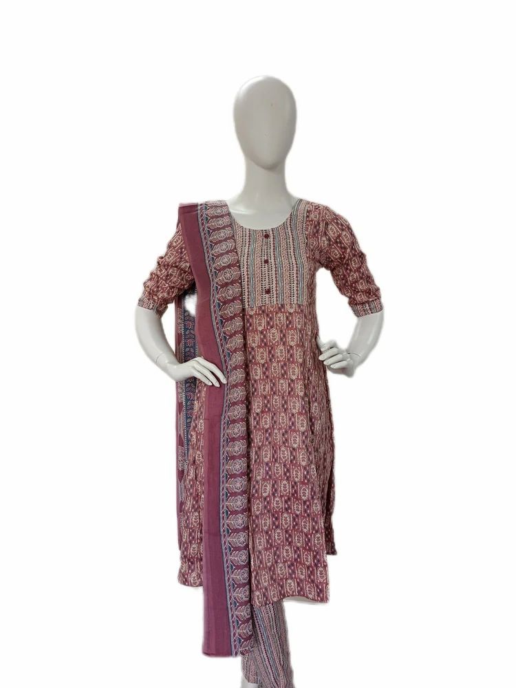 Ladies Cotton Printed Churidar Suits
