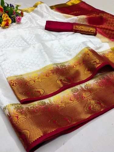 Ladies Designer Jacquard Cotton Saree