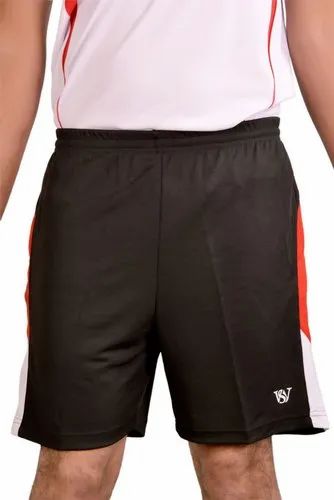 Men Black Sports Wear Short