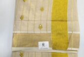 Mirror Work Kerala Tissue Saree