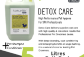 Naturelix Detox Bath Pro-Dog Shampoo Conditioner for Dog Groomers- 5 Litres Bulk Pack