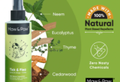 100% Natural Tick & Flea Spray For Dogs & Home-200 ML