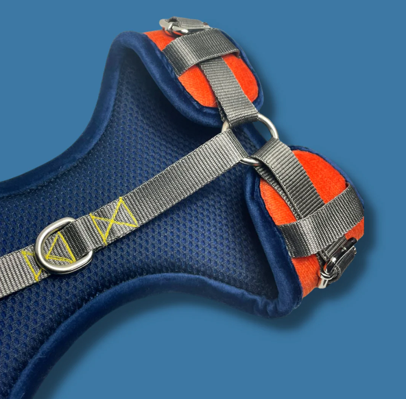 Coral Colour Adjustable Dog Harness