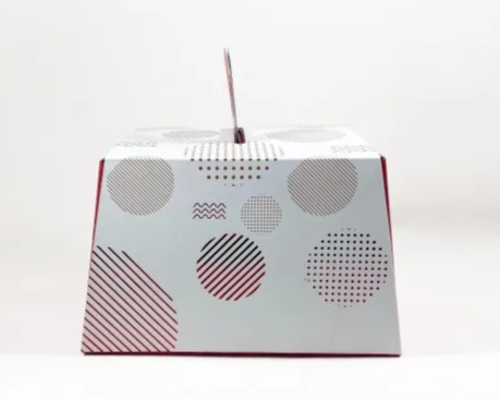 Printed Cake Box With Handle