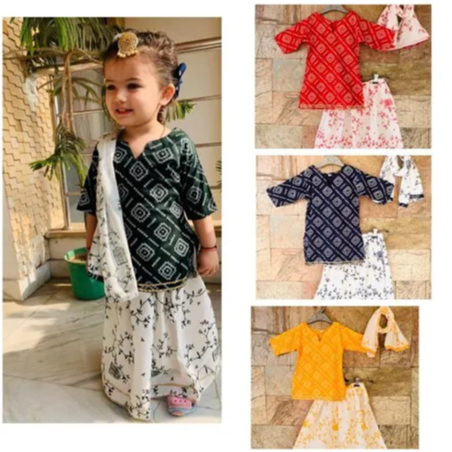 Kids Skirt Top Set