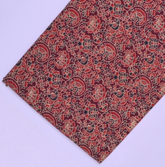 Jaipuri Hand Block Print Bagru Cotton Fabric