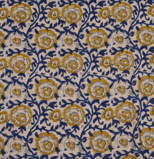 Bagru Hand Block Printed Cotton Fabric
