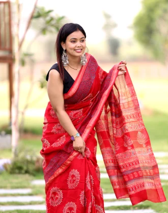 Maheshwari Silk Saree