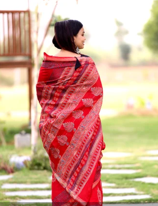 Maheshwari Silk Saree