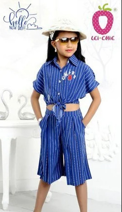 Stripe Embroidery Co ord set