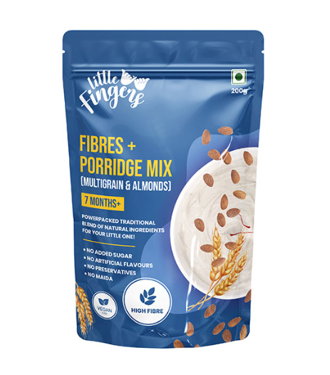 Fibres+ Porridge Mix – Multigrain and Almonds
