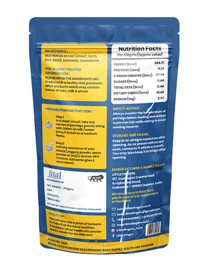 Fibres+ Porridge Mix – Multigrain and Almonds