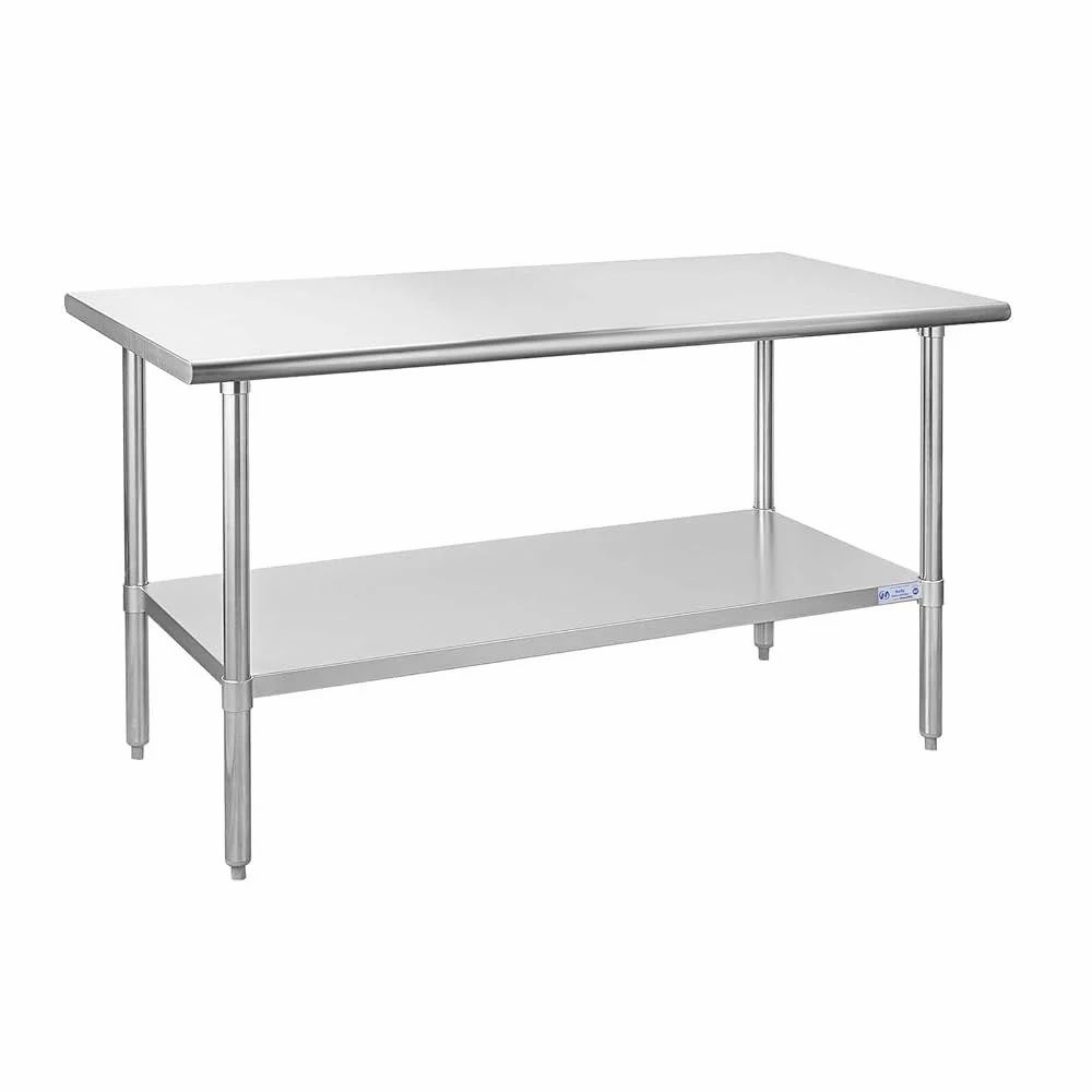 Stainless Steel Table With Undershelf