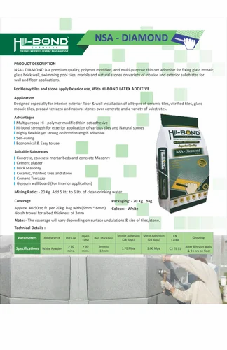 Type – 3 Hi-Bond Nsa Diamond