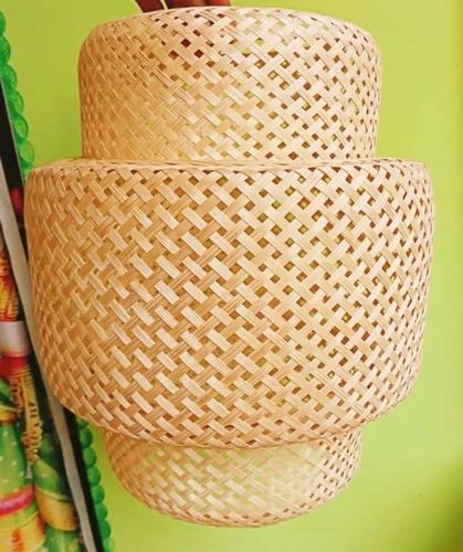 Bamboo LED Hanging Lamps