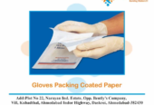 Medical Gloves packing Poly coated Paper