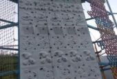 Multicolor Outdoor Rock Climbing Wall