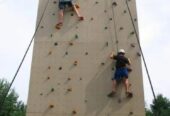 Multicolor Outdoor Rock Climbing Wall