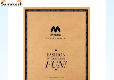 Myntra-paper-Courier-Bag