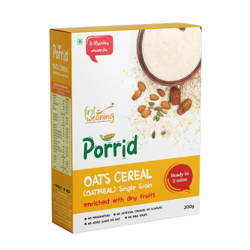 Oat Cereals, Oatmeal, Enriched With Dry Fruits