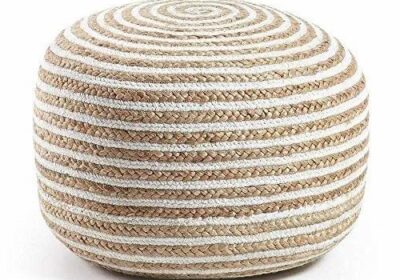 Round-Jute-Pouf