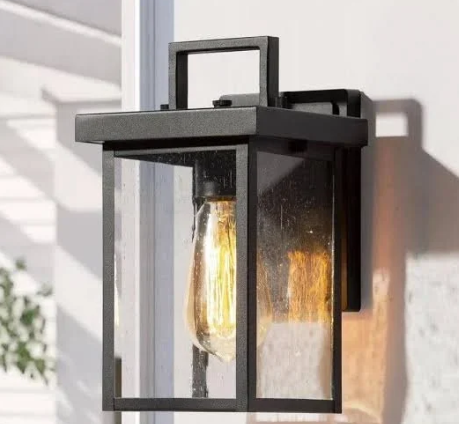 Golden Iron Wall Mounted Lamps Powder Coated