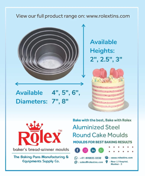 Aluminized Steel Round Cake Moulds