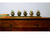 Set Of 5 Musician Ganesh Handicraft