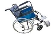 Stainless Steel Folding Wheelchair